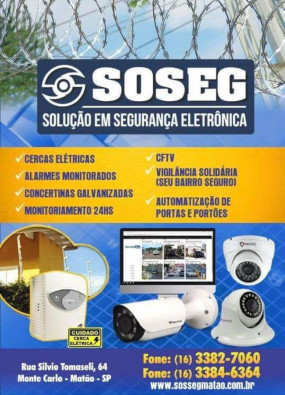 SOSEG - Soluções em Segurança Eletrônica Ribeirão Preto SP